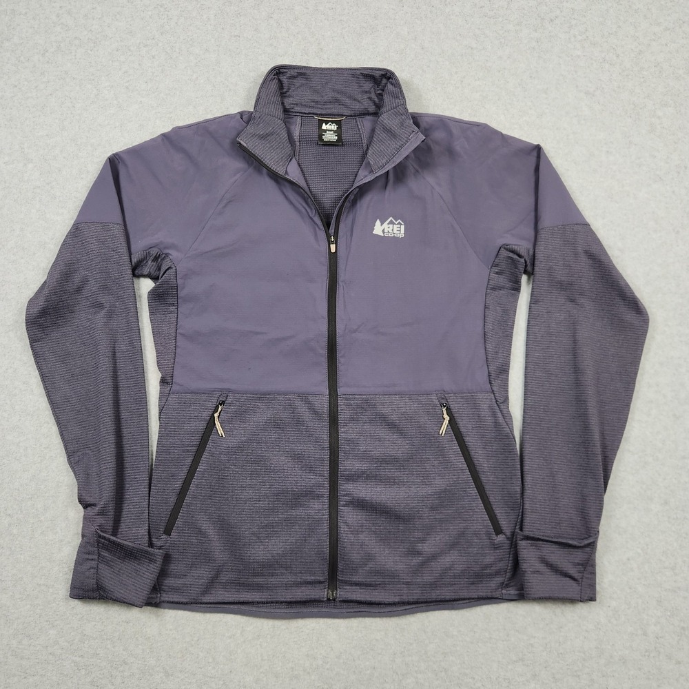 REI Co-op Jacket Womens Small Blue Swiftland Running Outdoor Activewear Stretch